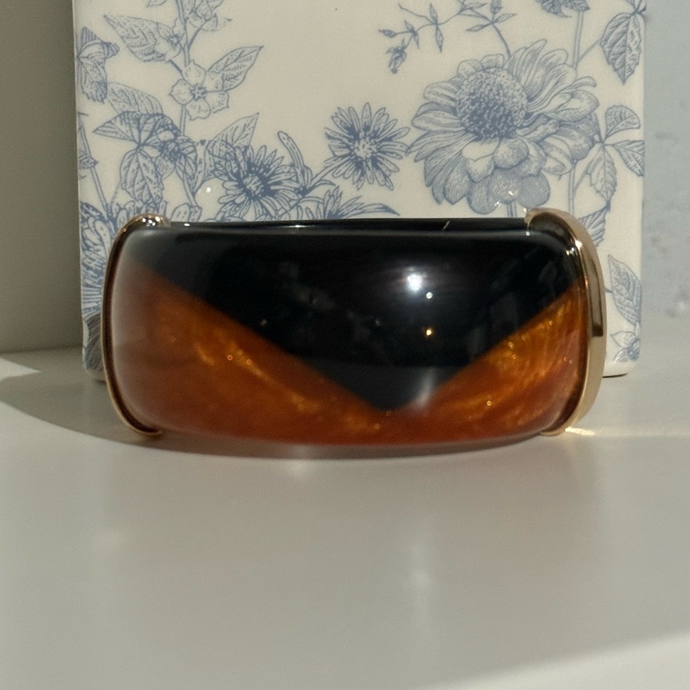 Black and Brown Bangle Bracelet